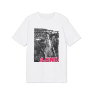 myLEND 001 Pink - Drohnenansicht vom See in die Stadt